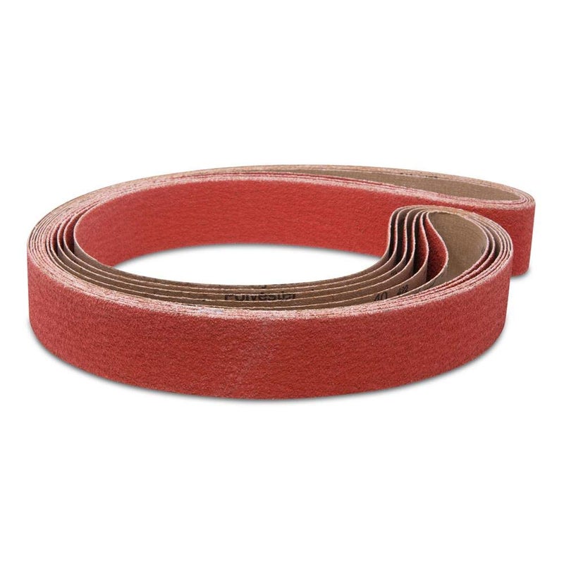 Red Label Abrasives 2 X 72 Inch 40 Grit EdgeCore Ceramic Grinding Sanding Belts, 6 Pack - Image 3